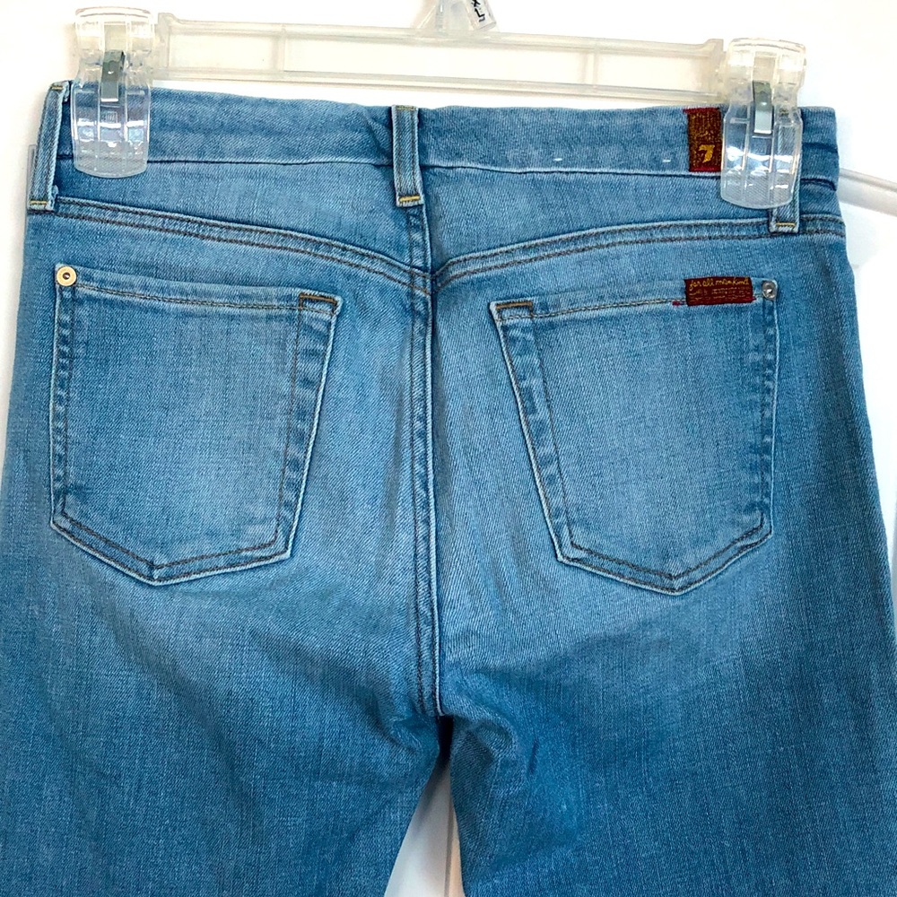 7 for all man kind “The Cropped Skinny’ Size 28